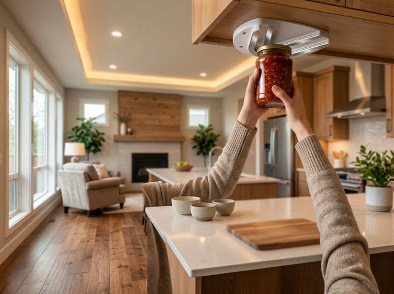 YIORTWO Mount-on Cabinet Jar Opener