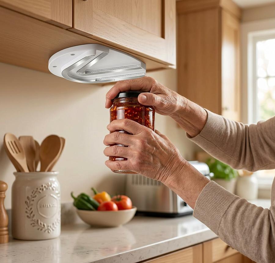 YIORTWO Mount-on Cabinet Jar Opener